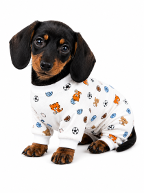Sports Fan Pajamas for Small and Medium Dogs (Product Size: S)