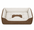 Pet Dog Bed Soft Warm Fleece Puppy Cat Bed Dog Cozy Nest Sofa Bed Cushion