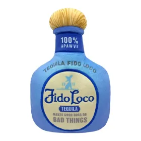 Plush "Fido Loco" Crinkle and Squeak Toy (Product Size: S)