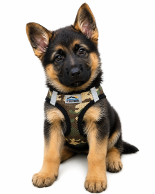 American River Green Camo Harness (Product Size: XXS)