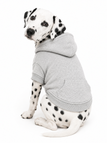 Flex-Fit Dog Hoodie (Color: Gray, size: X-Small)