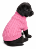 Combed Cotton Cable Knit Dog Sweater