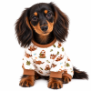 Sloth Pattern Dog Pajamas