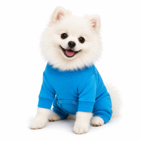 Sweet Dreams Thermal Dog Pajamas Blue (Product Size: XS)