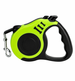 Pet Leash For Dog & Cat; Retractable Dog Leash Automatic Telescopic Tractor Dog Rope For Outdoors; dog leash (Color: Green, size: S)