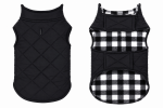 Reversible Fleece Lined Puffer Dog Coat
