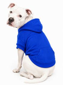 Flex-Fit Dog Hoodie (Color: Blue, size: X-Small)