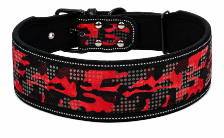 Reflective Camouflage Collar - Red (Product Size: S)