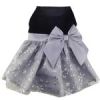 Snowflake Harness Dress with Matching Leash for Small and Medium Dogs
