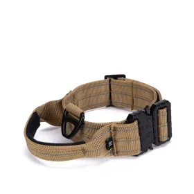 Quick Release Reflective Dog Collar - Brown (Product Size: M)