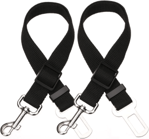 2pcs Pet Dog Cat Car Seat Belt Safety Leash Vehicle Seatbelt Harness (Product Color: Red, Specification (L * W): 2pcs)