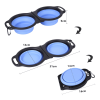 Rubber Folding Dog Food and Water Bowl