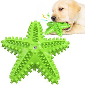 Sea Star Shaped Teeth Cleaning Dog Toy (Ships From: CN, Color: C)