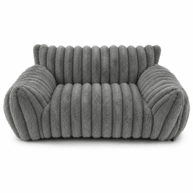 Fleece Dog Bed with Removable Washable Cover (Color: dark grey, size: S)