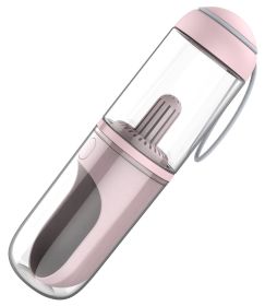 Pet Life 'PYURE' Handheld Travel Water Filter (Color: Pink)