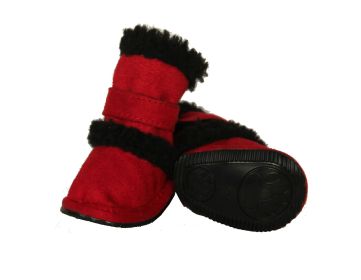 Shearling "Duggz" Pet Shoes (size: X-Small)