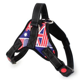 Chest Strap Harness (Specifications (length * width): S, Product Color: Star Spangled Banner)