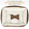 Pet Dog Bed Soft Warm Fleece Puppy Cat Bed Dog Cozy Nest Sofa Bed Cushion
