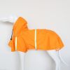 Large and small dog raincoat cloak type reflective strip pet raincoat windproof rainproof dog hooded raincoat