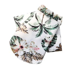 Hawaiian Beach Camp Shirt (colour: Coconut shirt white, size: XS (about 2-3 kg pet))