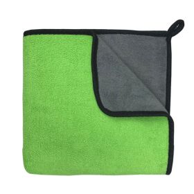 Quick-Drying Soft Fiber Dog Bath Towel (Color: Green, size: 140*70cm/55.1*27.6in)