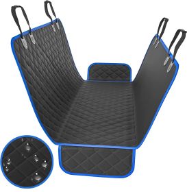 Water Resistant Seat Cover with Side Flap (Product Color: Blue, size: 54 * 58 inches (137 * 147cm))